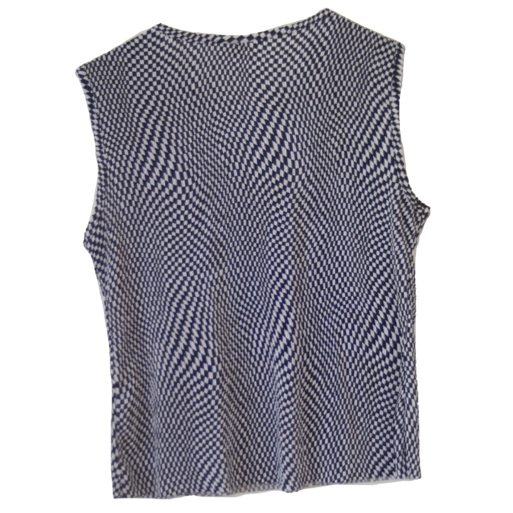SOLD VINTAGE WAVY CHECKER BOARD MUSCLE TANK - Picture 2 of 7